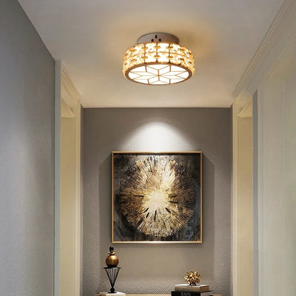 Modern Crystal Ceiling Light