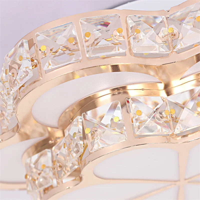 Modern Crystal Ceiling Light