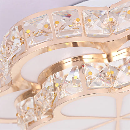 Modern Crystal Ceiling Light