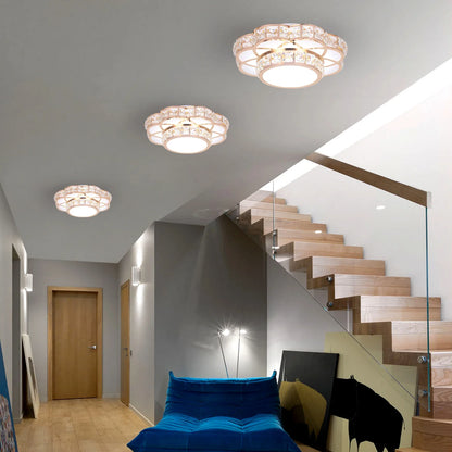 Modern Crystal Ceiling Light