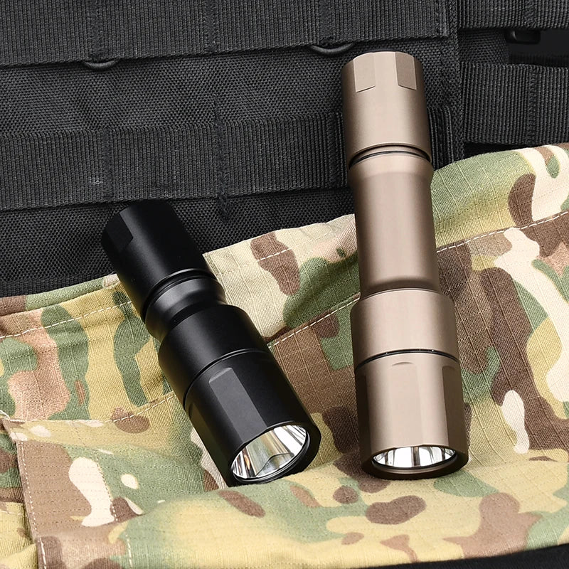 Defensive Tactical Handheld 1000Lumen Powerful Scout Light Flashlight