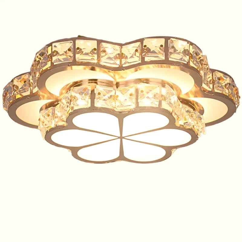 Modern Crystal Ceiling Light