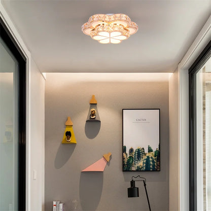 Modern Crystal Ceiling Light