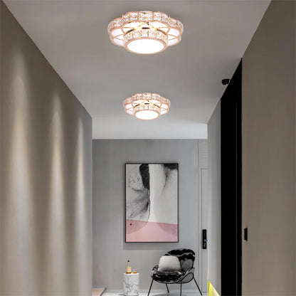 Modern Crystal Ceiling Light