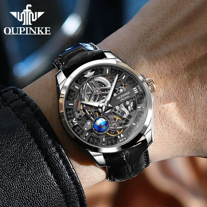 OUPINKE Men's Watches Top Brand Luxury Automatic Mechanical