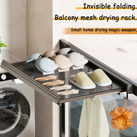 Drying Shelf Window Retractable Drying Clothes And Shoes Rack