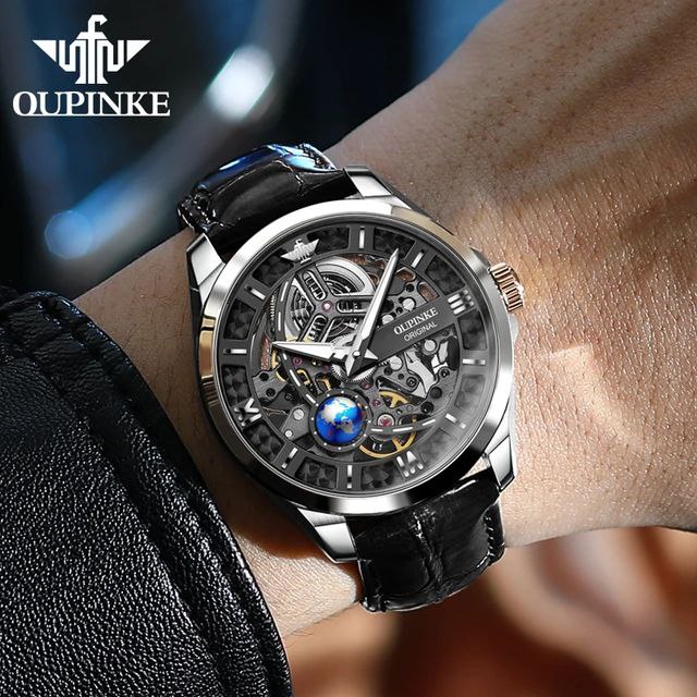 OUPINKE Men's Watches Top Brand Luxury Automatic Mechanical